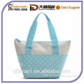 Korean Style Dot Print Ice Pack Zipper Lunch Bag Aluminium Cooler Bag